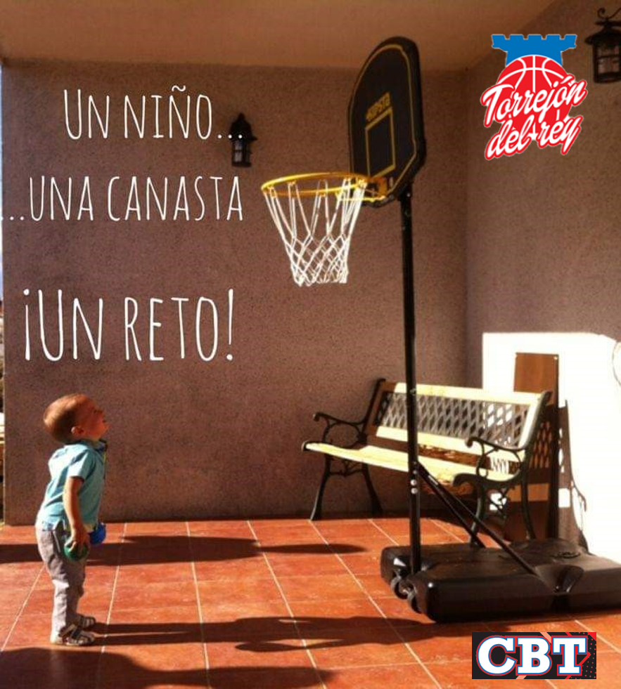 Un niño... una canasta. ¡Un reto!